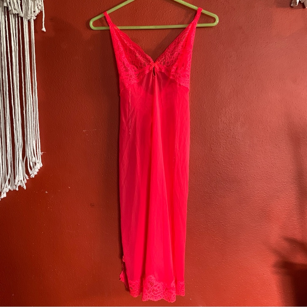 NWT Victoria's Secret lace sheer midi slip dress Medium